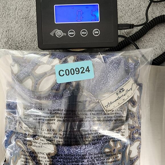 Vintage 90s Honolua Surf Co Dress Womens L Blue Floral Sleeveless A-Line Tank - Picture 9 of 9